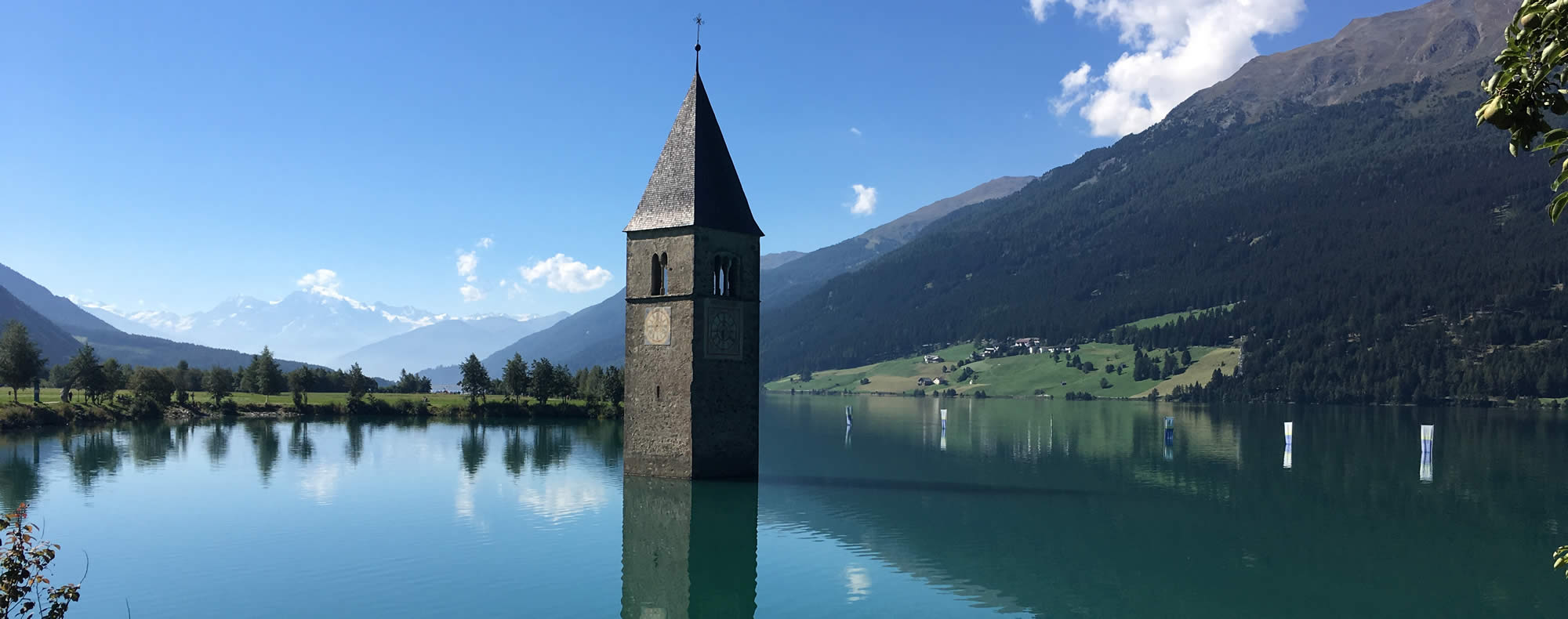 Kirchturm Alt-Graun im Reschensee